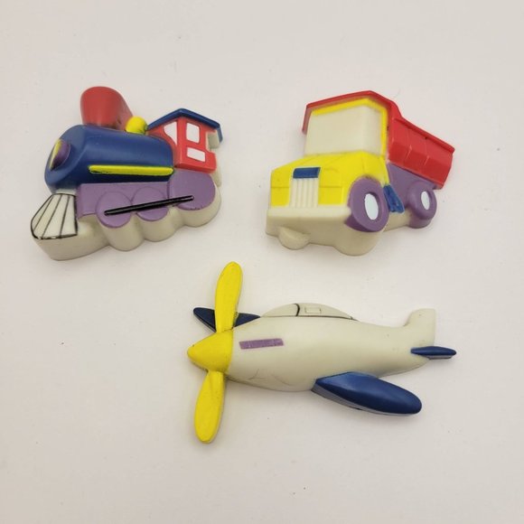 Vintage Refrigerator Magnets Kids TRAVEL, VEHICLES plane, train, boat, truck - Picture 3 of 4